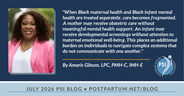 “When Black maternal health and Black infant mental health are treated separately, care becomes fragmented. A mother may receive obstetric care without meaningful mental health support. An infant may receive developmental screenings without attention to maternal emotional well-being. This places an additional burden on individuals to navigate complex systems that do not communicate with one another.” The Inseparable Crisis: Why Black Maternal Health is Black Infant Mental Health By Amaris Gibson, LPC, PMH-C, IMH-E