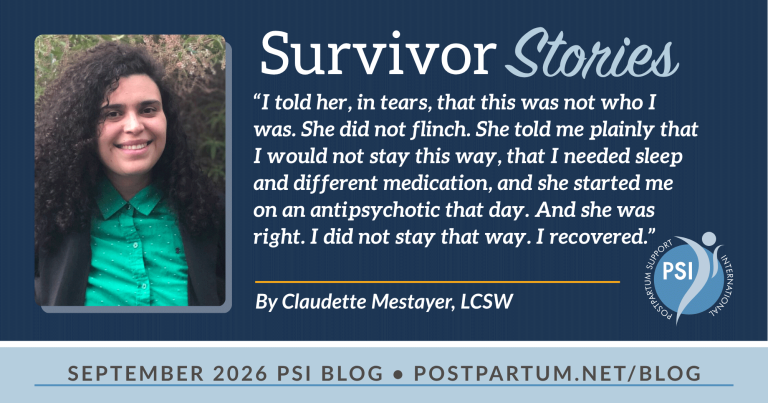 “Six weeks is not a long wait by health care standards. For a mother in psychiatric crisis, it can be the difference between recovery and catastrophe.” When "Anxious" Is the Only Word a Mother Can Say By Claudette Mestayer, LCSW