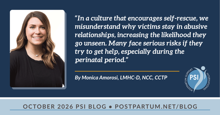 “In a culture that encourages self-rescue, we misunderstand why victims stay in abusive relationships, increasing the likelihood they go unseen. Many face serious risks if they try to get help, especially during the perinatal period.” Trapped by Motherhood: The Reproductive Coercion to Homicide Pipeline By Monica Amorosi, LMHC-D, NCC, CCTP Clinically edited by Natali Morfin, LCSW